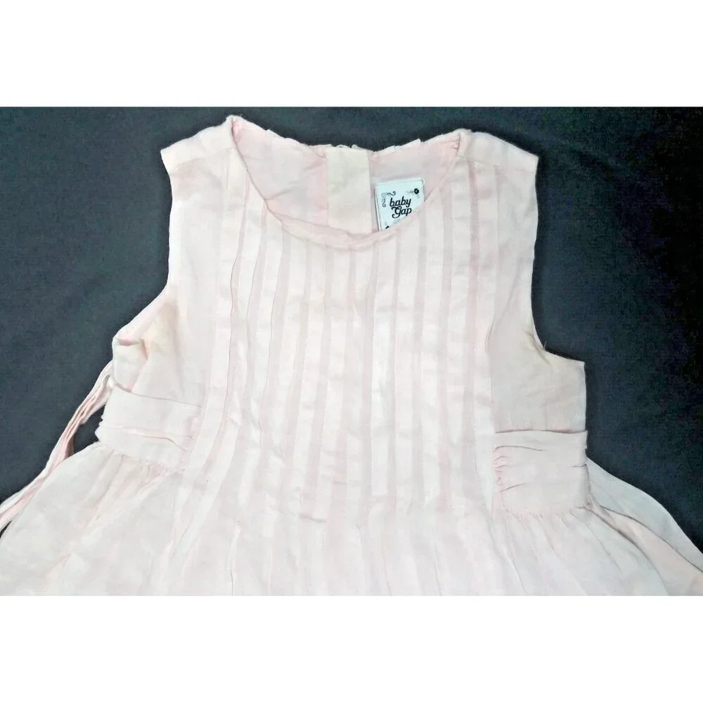Baby Gap dress toddler Girl 2Y / 2T baby- pink fit and flare cotton lined frill